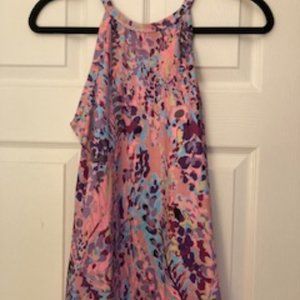 Woman's Printed Sleeveless Vacation Tank Small